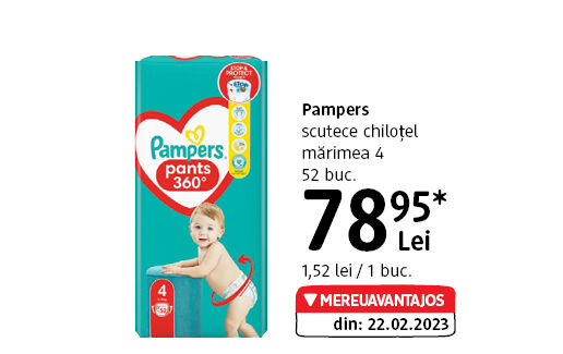 Pampers scutece chiloțel