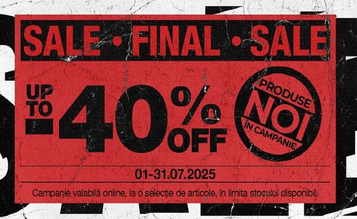 Pana la 40% reducere