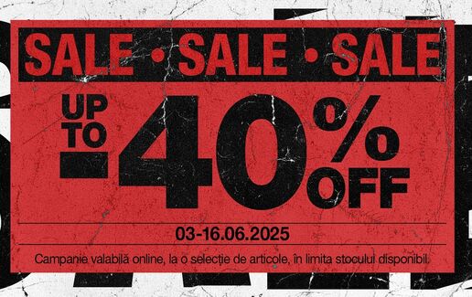 Pana la 40% reducere