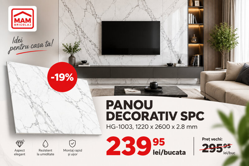 Ofertă Panouri SPC - MAM Bricolaj