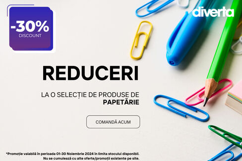 Papetărie – 30% reducere