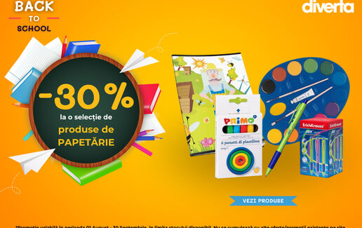 Papetărie – 30% reducere