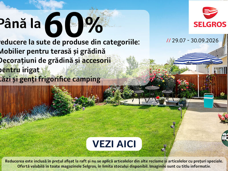 Ofertă Pentru terasă și grădină - Selgros