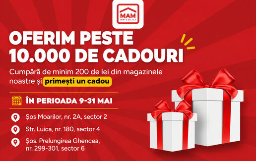 Peste 10.000 de cadouri