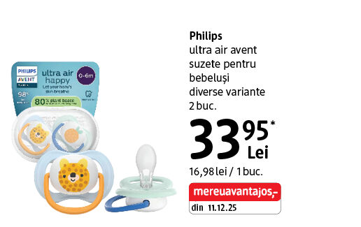 Philips suzete pentru bebeluși