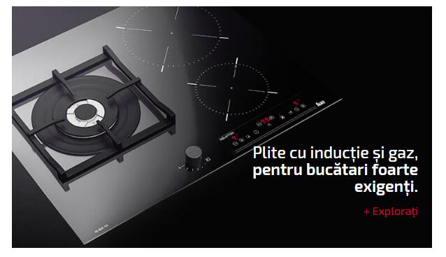 Plită cu inducție și gaz