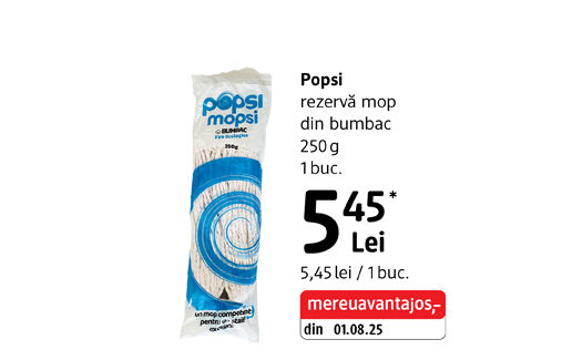 Popsi rezervă mop