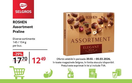 Praline Roshen Assortment