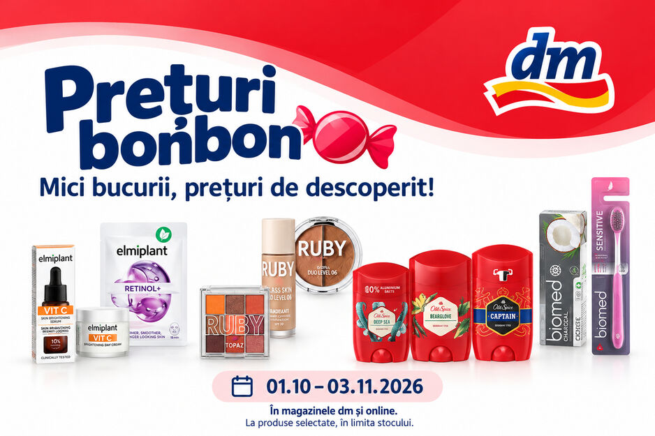 Prețuri bonbon la dm