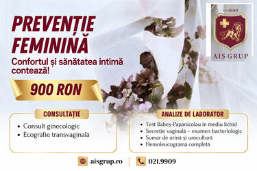 Prevenție feminină – pachet la 900 lei