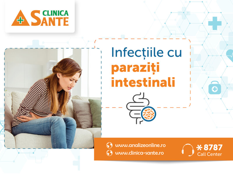 Ofertă Previne infecțiile cu paraziți intestinali - Clinica Sante