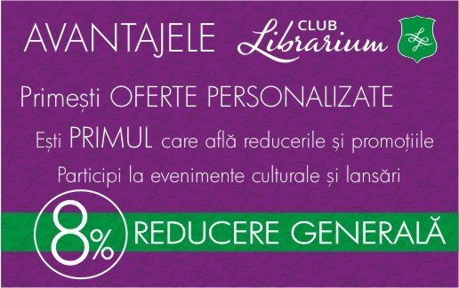 Ofertă Prezinti cardul, ai 8% discount! - Librarium