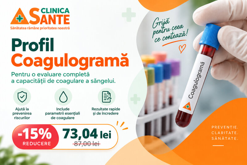 Ofertă Profil coagulograma - Clinica Sante
