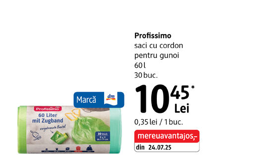 Profissimo saci de gunoi