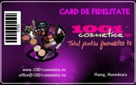 Ofertă Programul de fidelitate - 1001cosmetice.ro