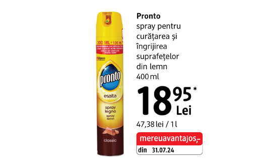 Pronto spray