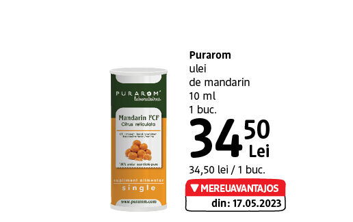 Purarom ulei de mandarin