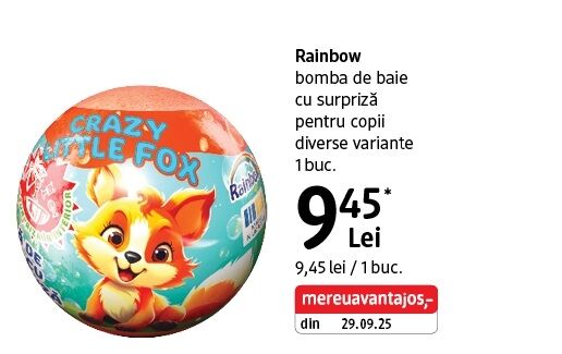 Rainbow bomba de baie