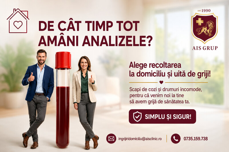 Ofertă Recoltare la domiciliu - AIS Pharma & Clinics
