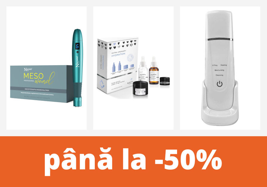 Reduceri de azi: până la -50%