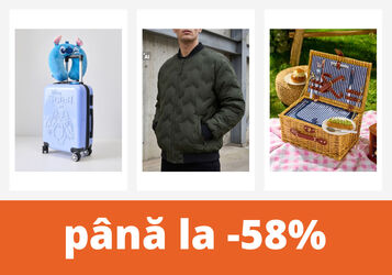 Reduceri de azi: până la -58%