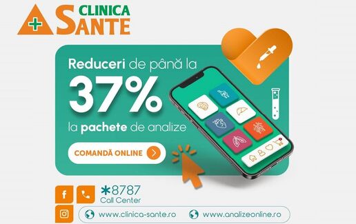 Reduceri de până la 37% la pachete de analize