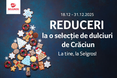 Reduceri la o selecție de dulciuri de Crăciun