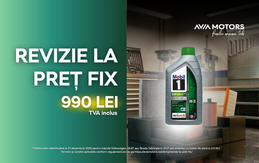 Ofertă Revizie la preț fix – 990 lei, TVA inclus - Avia Motors