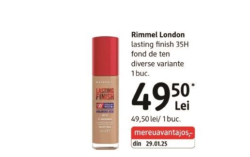 Rimmel London  lasting finish 35H  fond de ten