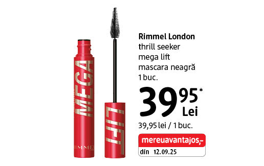 Rimmel London mascara neagră