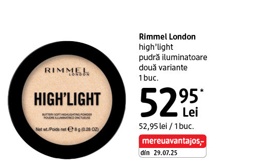 Rimmel London pudră