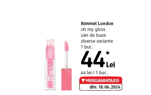 Rimmel London ulei de buze