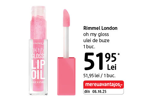 Rimmel London ulei de buze