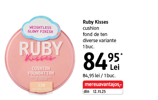 Ruby Kisses fond de ten