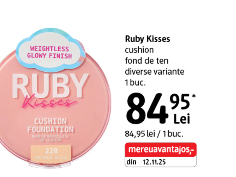 Ofertă Ruby Kisses fond de ten - dm