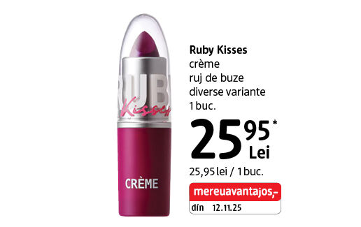 Ruby Kisses ruj de buze