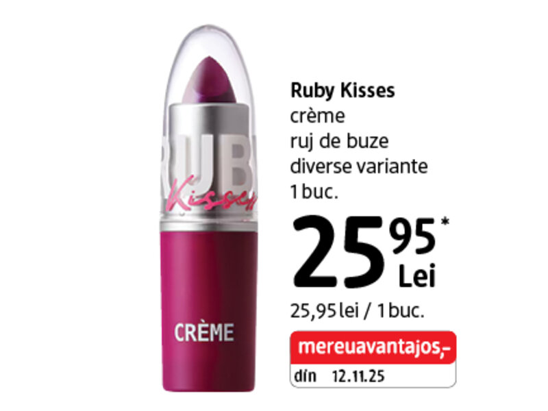 Ofertă Ruby Kisses ruj de buze - dm