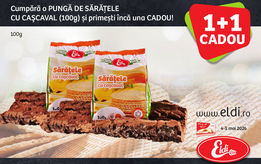 SĂRĂŢELE CU CAŞCAVAL 1+1 cadou!
