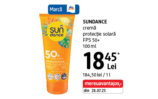 SUNDANCE cremă protecție solară