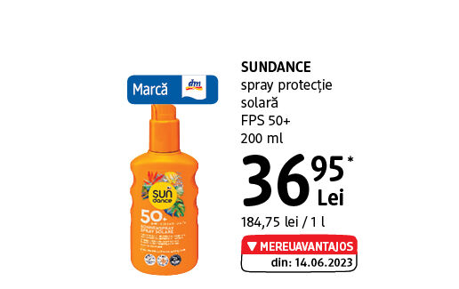 SUNDANCE spray protecție solară