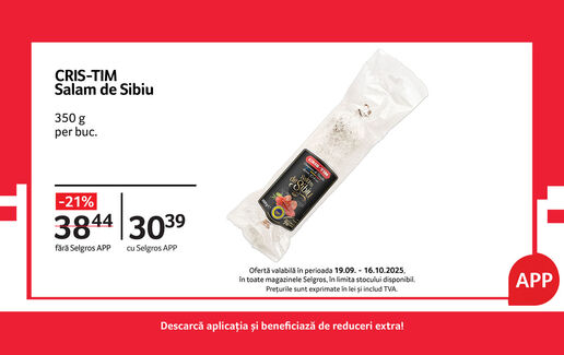 Salam de Sibiu Cris-Tim