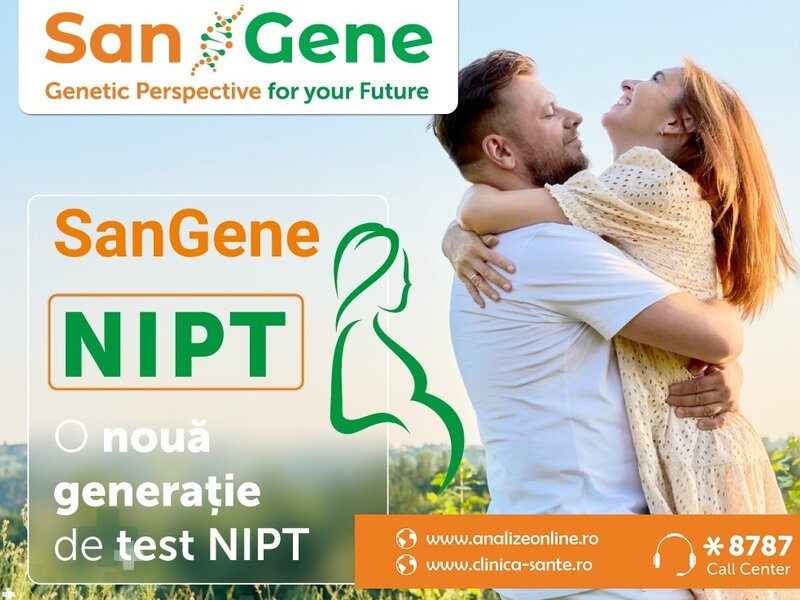 Ofertă Sangene NIPT (Test Prenatal Noninvaziv) - Clinica Sante