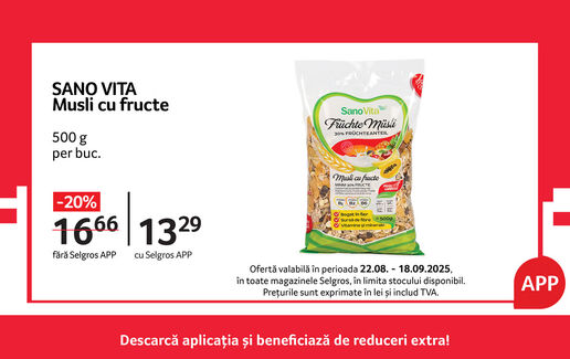 Sano Vita Musli cu fructe