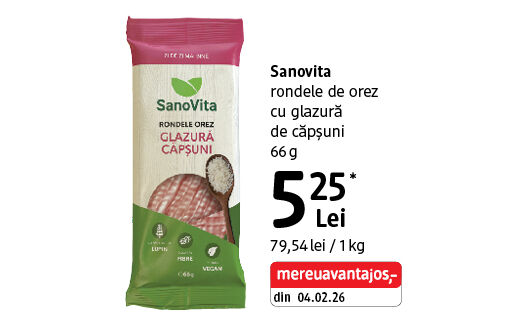 Sanovita rondele de orez