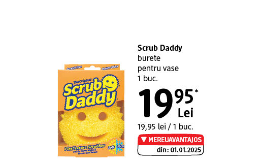 Scrub Daddy burete vase