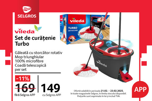 Set de curățenie Vileda Turbo