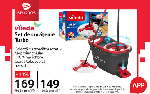 Set de curățenie Vileda Turbo