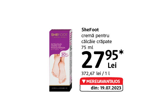 SheFoot crema