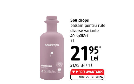 Souldrops balsam pentru rufe