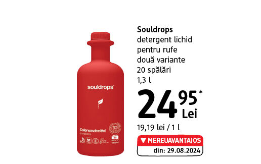 Souldrops detergent lichid